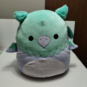 Plush Owl Stuffed Animal - Green and Purple